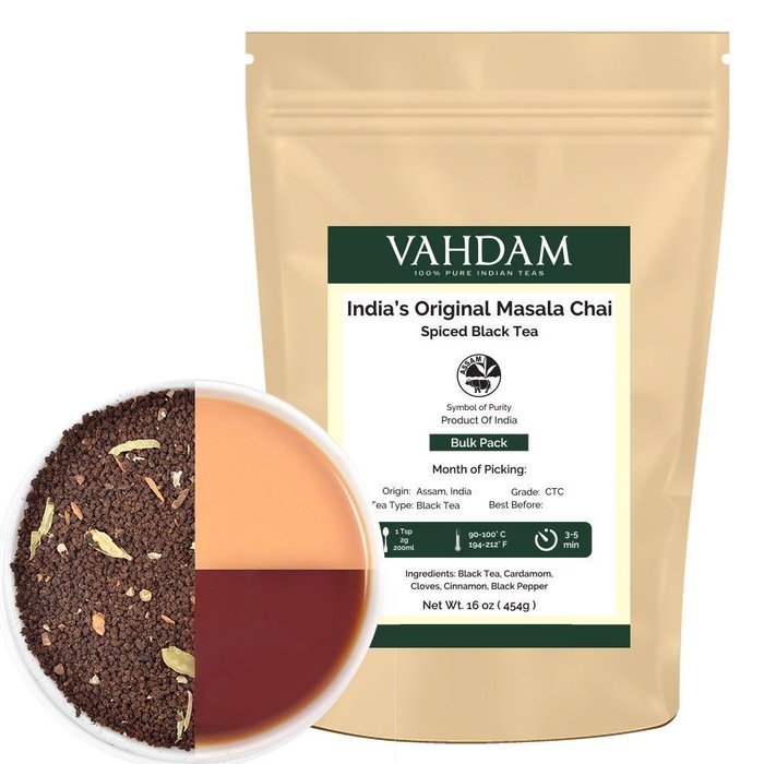 Assam Tea Leaves from India (225 Cups), 2016 Second Flush Season Harvest, World's Best Black Tea, Rich & Malty... N31