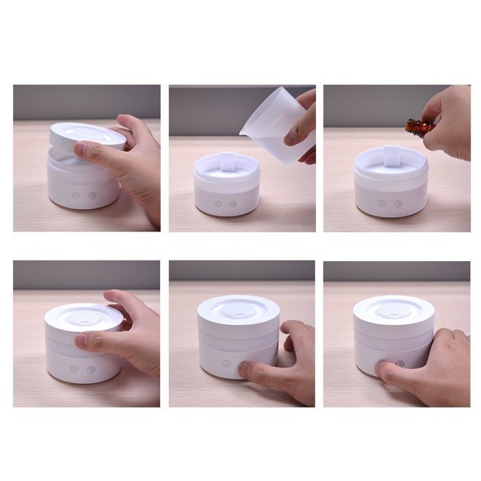 BESTEK 100ml USB Aroma Essential Oil Diffuser Cool Mist Aroma Humidifier N5
