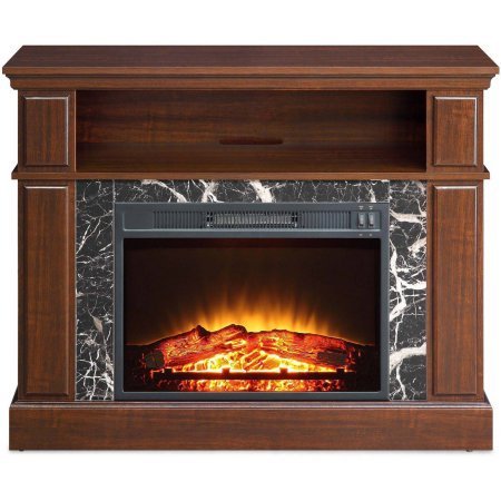 41" Whalen Fireplace TV Stand Cherry Finish, Heat Or Without Heat, Upto 50" TV N5