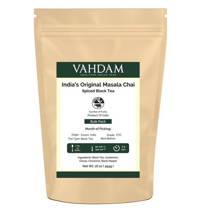Assam Tea Leaves from India (225 Cups), 2016 Second Flush Season Harvest, World's Best Black Tea, Rich & Malty... N34
