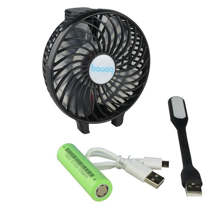 Baaaq Handheld Mini Battery Fan Foldable Fans for Home and Travel (Foldable Fans, Blue) N2