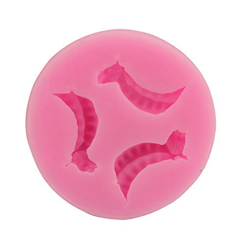 Mr.S Shop 3D Pea pods Silicone Mold Soap Fondant Candle Candy Chocolate Mold Cake Mould For Baking,Small Size N2