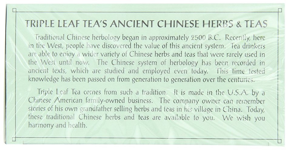 Triple Leaf Tea, White Peony, 20 Tea Bags (Pack of 6) N3