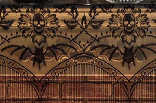 Heritage Lace Halloween Gala Mantle Scarf or Valance 60 x 22" N2
