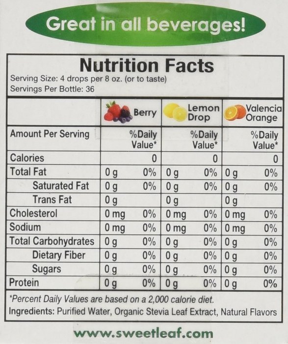 Sweetleaf Stevia Protein Enhanced Drops, 3 Count N4