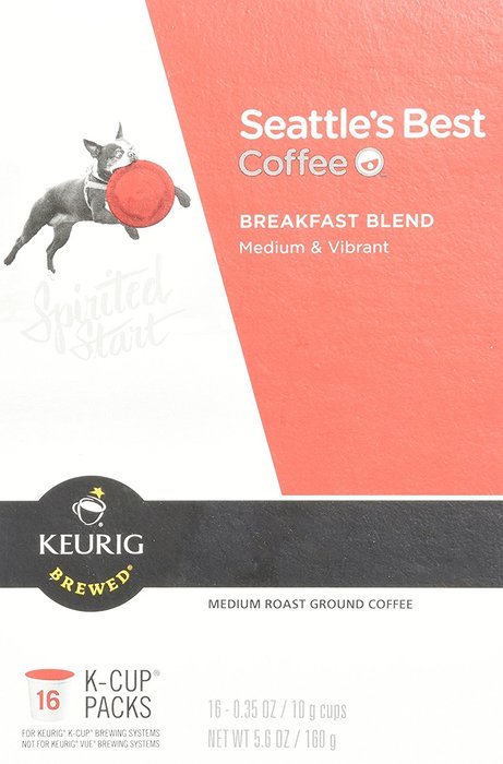 Seattle's Best Coffee Breakfast Blend K-cup 16 Packs N6