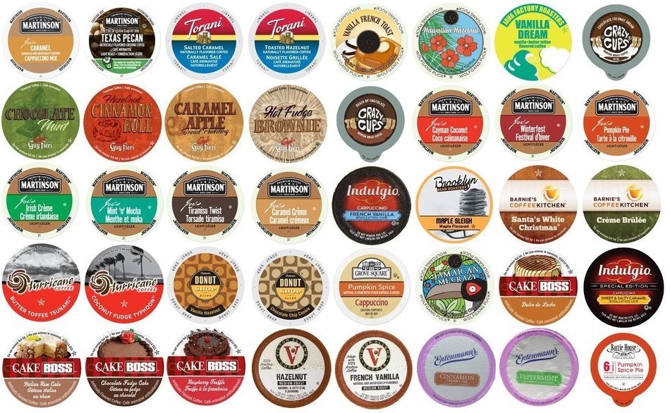80 K Cup Variety Pack - Flavored Coffee Only - Delicious New Flavored Coffees