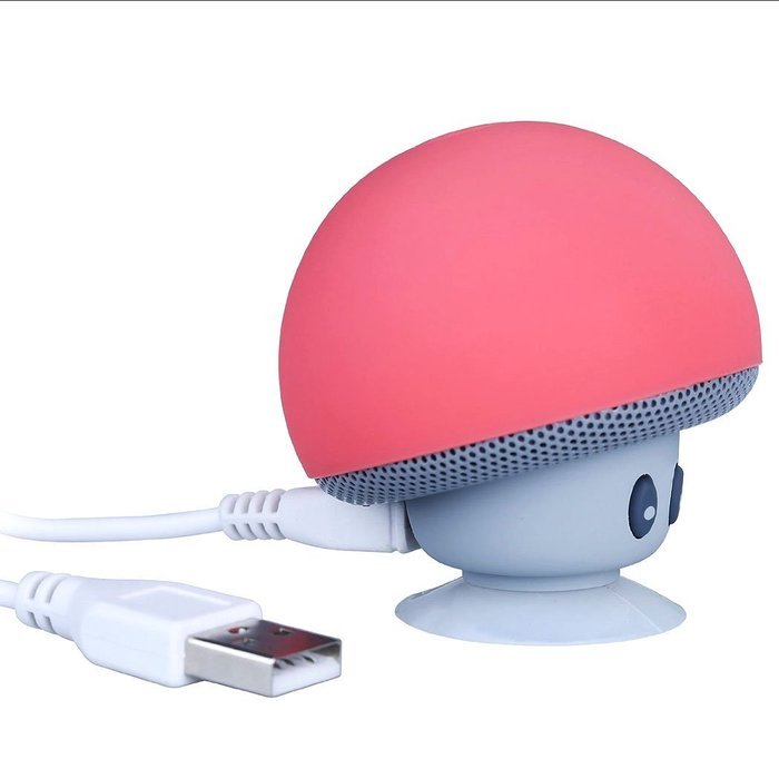 Wireless Bluetooth Speakers, Bodecin Mini Cute Portable Wireless Mushroom Shape Suction Cup Bluetooth Speakers... N20