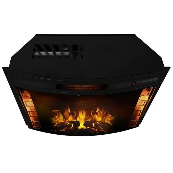 Moda Flame Elwood 33 Inch Curved Electric Fireplace Insert