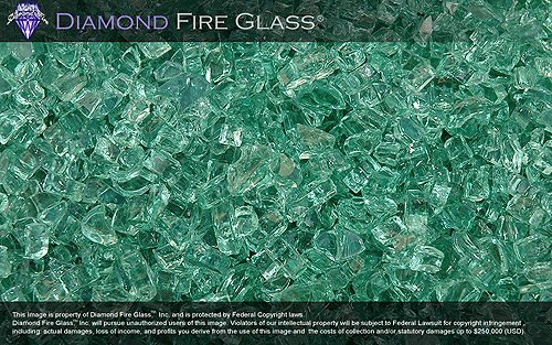 Forest Green 2000 - Fireplace Glass - 1 LB.
