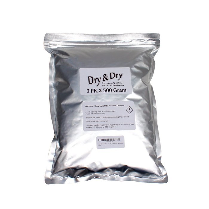 DRY&DRY HIgh Quality Silica Gel Desiccant Dehumidifiers 100 g, 5 Pack N2