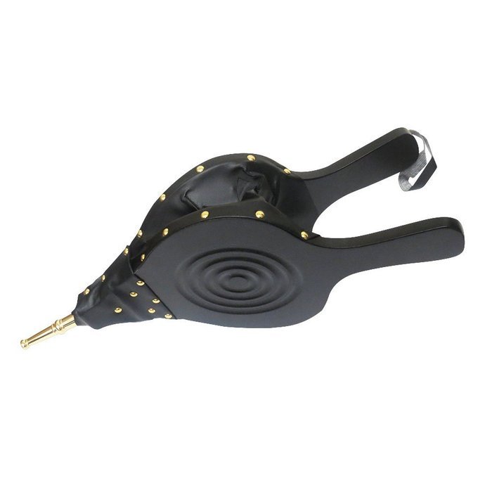 Boone Hearth Vintage-Style Fire Bellow (Engraved Ebony Finish) N7