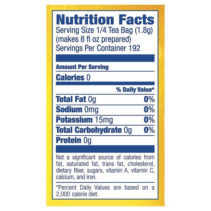 Lipton Family-Sized Black Iced Tea Bags, Unsweetened 48 ct N13