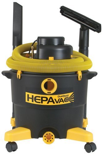Dustless 16 Gal Hepa Wet Dry Vacuum, 240v