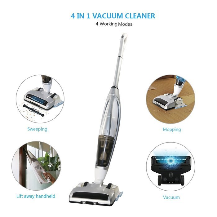 FINE DRAGON 3-in-1, 3+1 Functions New Cordless Upright Stick Vacuum Cleaner, Handheld Vacuum and Bagless Sweeper... N5