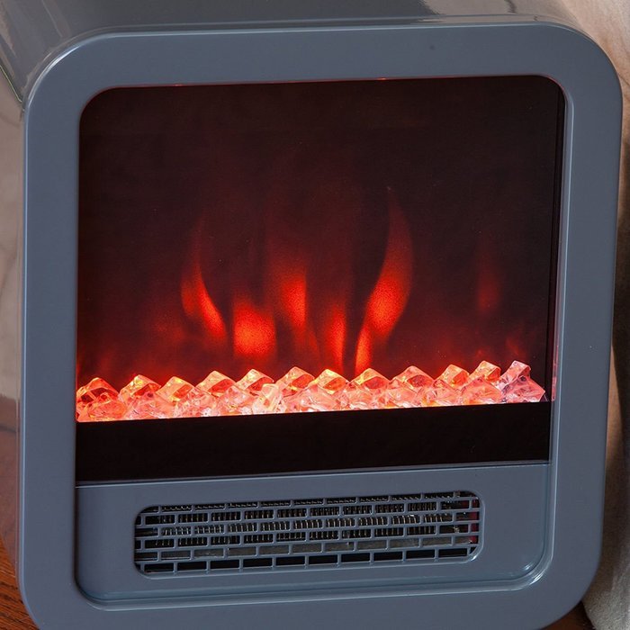 Kissmoji 1500 W Indoor Electric LED Faux Fireplace Stove Space Heater N3