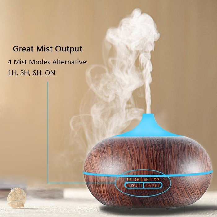 Ultrasonic Essential Oil Diffuser for Aromatherapy, GerTong 300ml Cool