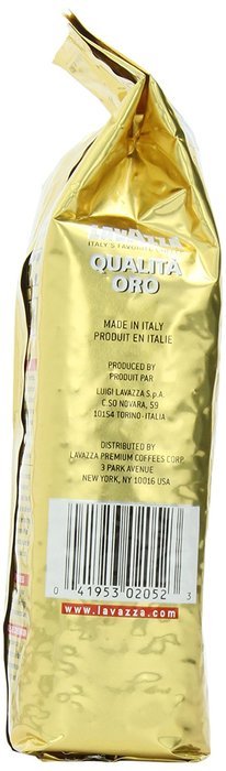 Lavazza Qualita Oro Whole Bean Coffee, 8.8 Ounce Bag
