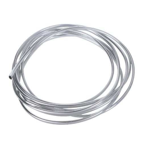 Docooler 4M U Style DIY Car Interior Air Conditioner Outlet Vent Grille Chrome Decoration Strip Silvery N2