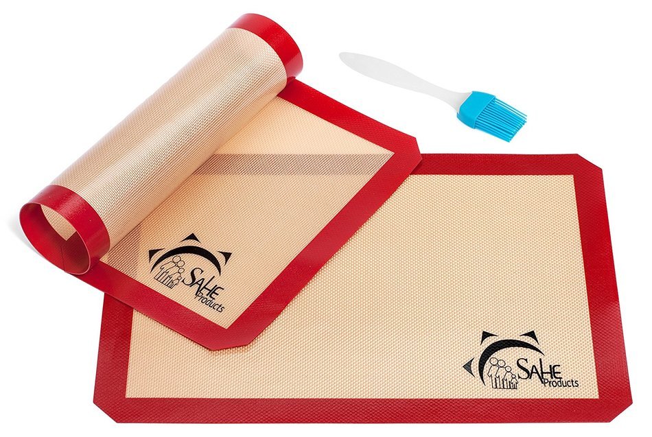 SAHE Premium Professional Food Grade Quality Non Stick Silicone Baking Mat & Mats Sheets Supplies bakeware (2)... N11