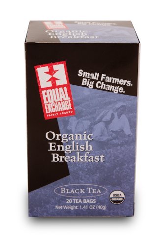 Equal Exchange Organic English Breakfast Tea, 20-Count (Pack of 3)