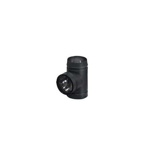 Copperfield 77335 6 Inch Model DSP Double-Wall Stovepipe Tee With Cover