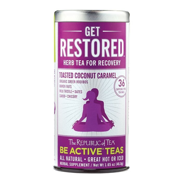 The Republic Of Tea Be Active Green Rooibos Tea Get Burning - Herb Tea For Metabolism, 36 Tea Bags N22