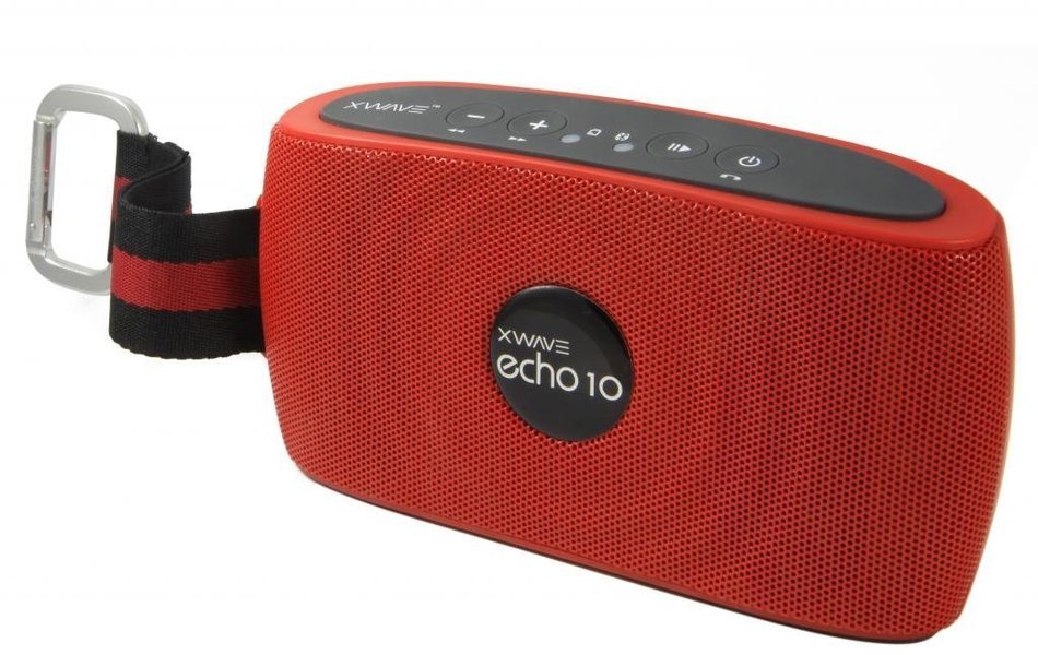 XWAVE echo 10 10W Hi-Fi Portable Wireless Bluetooth Speaker with Built-in Microphone 20 hour rechargeable battery...
