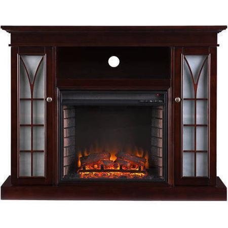 Electric Fireplace Media Mantel for TVs up to 46", Espresso N4