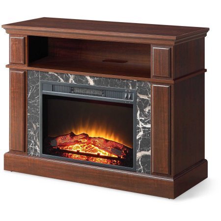 41" Whalen Fireplace TV Stand Cherry Finish, Heat Or Without Heat, Upto 50" TV N7