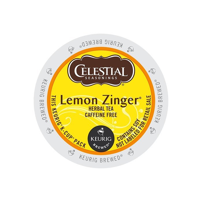 Celestial Seasonings Lemon Zinger Herbal Tea KCups 96ct