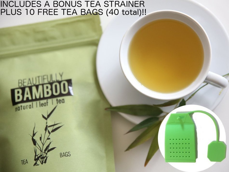 Bamboo Tea - Rich in Organic Silica- for Healthy Hair, Skin & Nails- 30 Day Challenge!