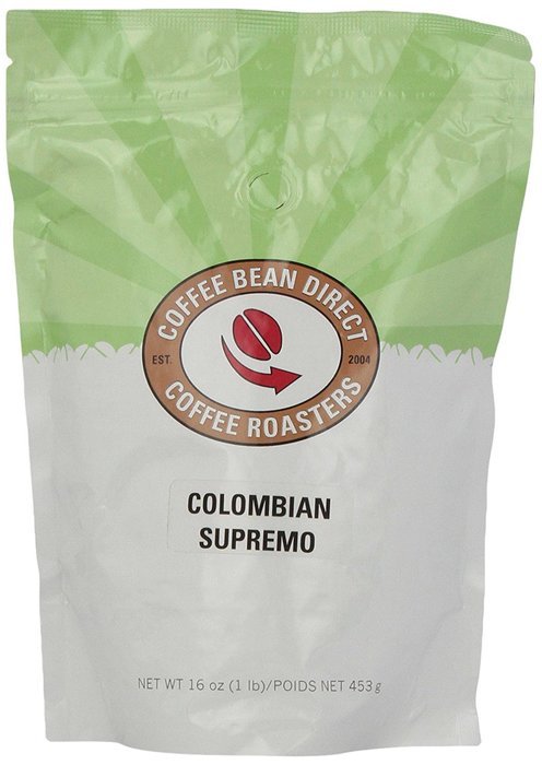 Coffee Bean Direct Sumatra Mandheling, Whole Bean Coffee, 16-Ounce Bags (Pack of 3) N12