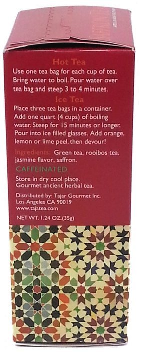 Saffron Jasmine & Red Rooibos Tea 5 pack) N2