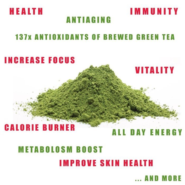 Premium Organic Matcha Green Tea Powder Uji Kyoto Japan By Tealux - 4oz / 112g N5
