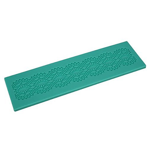 "dipshop Lace Silicone Fondant Mold Cake Decorating Mould Gumpaste Sugarpaste FDA LFGB" shopping N4