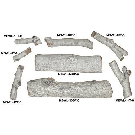 Peterson Real Fyre 30-inch Mountain Birch Log Set With Vented G45 Burner N6