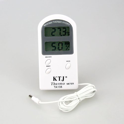 H:oter&reg; Indoor / Outdoor Portable Digital Thermometer and Hygrometer, Temperature and Humidity Sensor