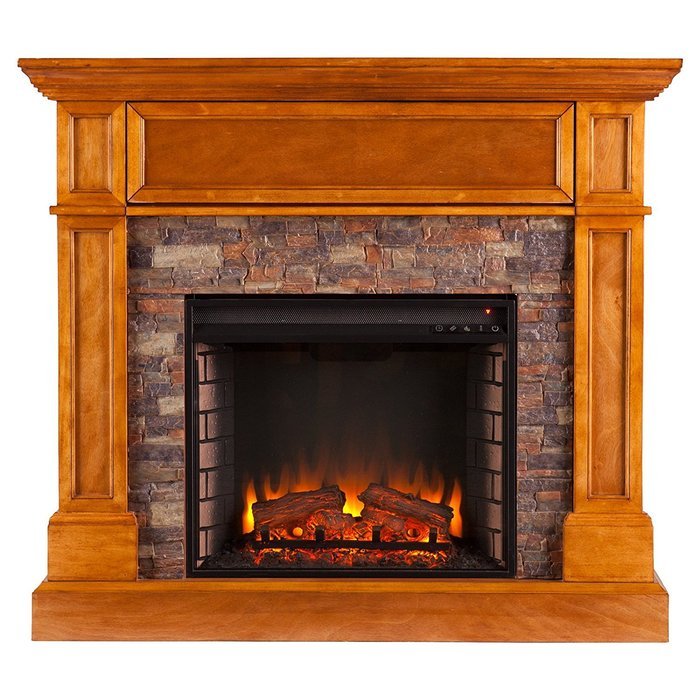 Southern Enterprises Rosedale Convertible Electric Fireplace N9