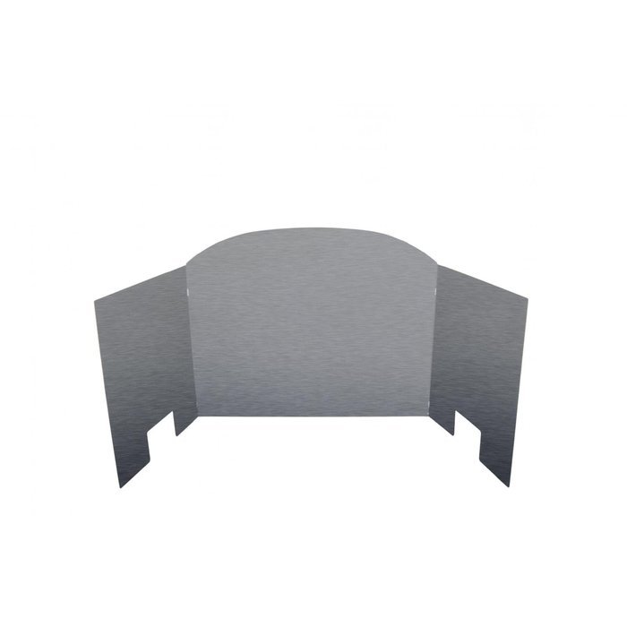 Peterson Gas Logs 24 Inch 3-fold Traditional Stainless Steel Fireback