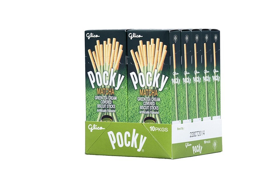 Pocky Matcha Green Tea Cream Covered Biscuit Sticks, 1.41 Ounce (Pack of 20) N9