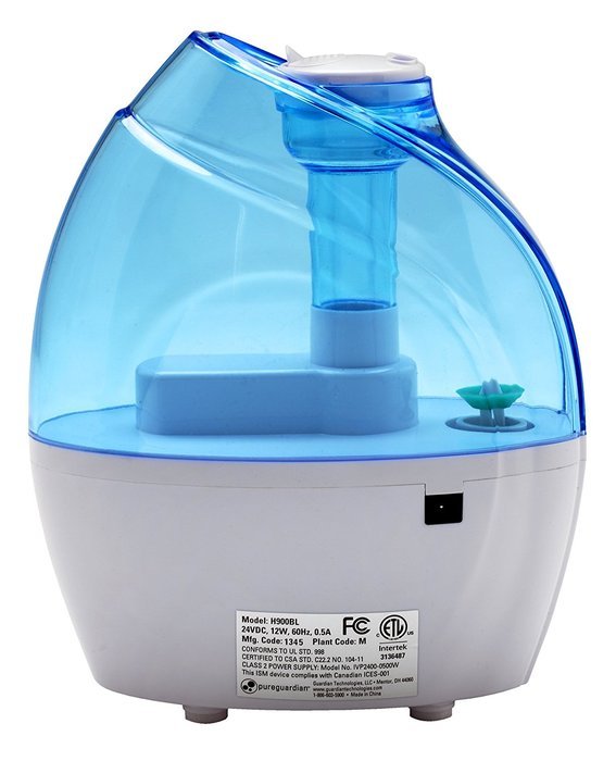 PureGuardian H900P 10-Hour Nursery Cool Mist Humidifier, Pink N4