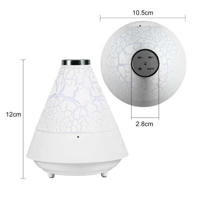 AENMIL Wireless Bluetooth Subwoofer Speaker, 7 Color Changing Stereo Speaker with Li-Battery Builtin for Home... N15