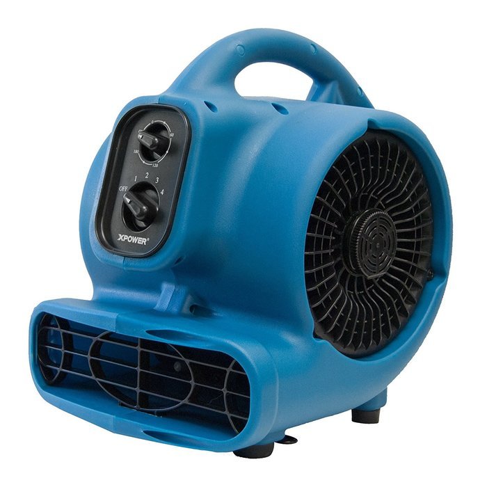 XPOWER Freshen Aire P-260NT 1/5 HP Mini Scented Air Mover Fan Dryer with Ionizer & Timer N3