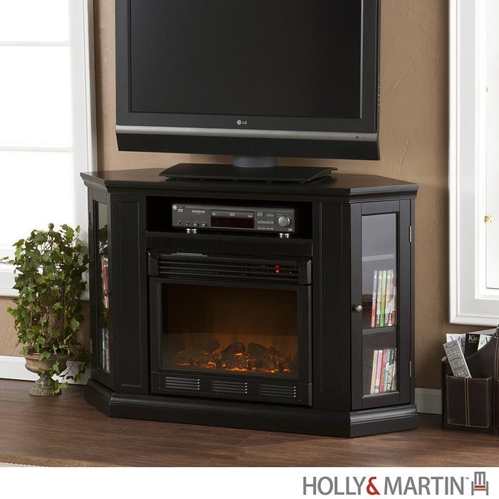 Holly & Martin Ponoma Convertible Media Electric Fireplace - Black