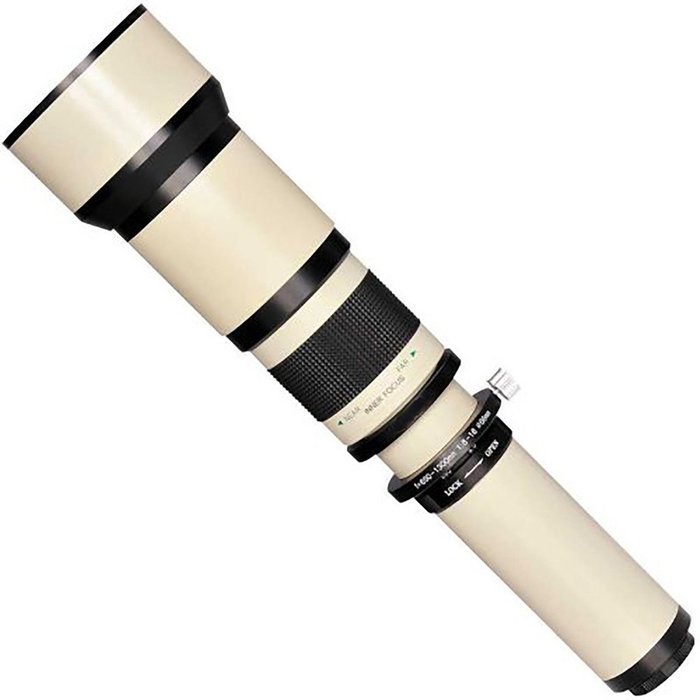 Canon EOS 6D DSLR Camera + Canon 24-105mm IS USM Lens + 650-1300mm Telephoto Lens + 500mm preset Zoom Lens + 0.43X... N5