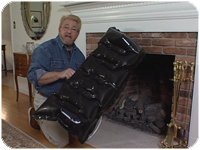 Fireplace Retangular Draftstopper LG-RECT