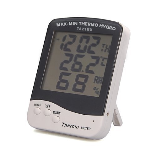SODIAL(R) Digital LCD Indoor Hygrometer Humidity Thermometer Temperature Temp Meter