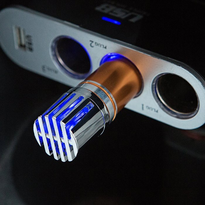Better Line &reg; Car Air Purifier Ionizer with 12 Volt Adapter for Home Use - Cleans & Freshens Air N7