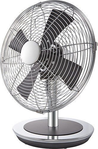 Insignia&trade; - 12" Table Fan - Chrome/black N2